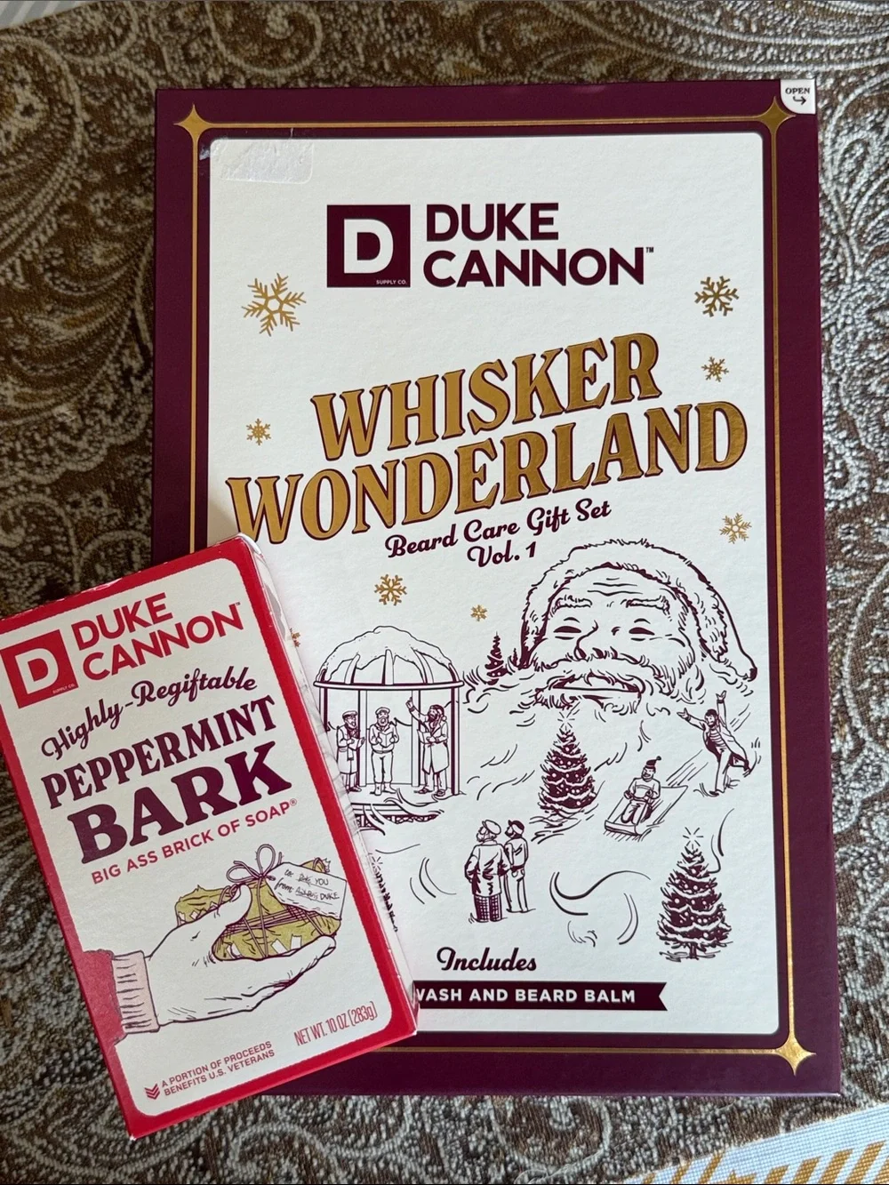 NWT Duke Cannon Whisker Wonderland Beard Care Gift Set and Soap